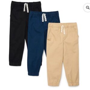 🆕 Garanimals Toddler Boys' Stretch Twill Pull-On Jogger Pants, 3-Pack, 18 months